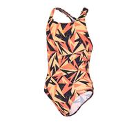 Speedo Girls Hyperboom Allover Medalist Swimsuit Size: 11-12 years, Colour: Navy/Red