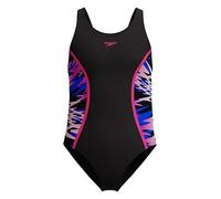 Speedo Girls Swimsuit Hyperboom Splice Muscleback Anthracite/Margarita Pink 5-6 Years