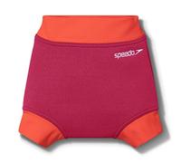 Speedo Girls Learn to Swim Baby & Toddler Nappy Cover | Soft Touch | Neoprene, Cherry Pink/Coral, 18-24