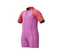 Speedo Girls' Learn to Swim Neoprene Wetsuit| Swiming LeSons | Soft Touch | Neoprene, Neon Violet, 6-9M6-9M