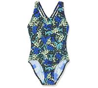 Speedo Girls Manekimeow Allover Splashback Swimsuit - Manekimeow Black/Brt Zst/Ch, Size: 24