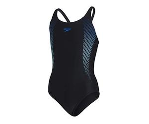 Speedo Girls Plastisol Placement Muscleback Swimsuit
