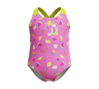 Speedo Girl's Print Crossback One Piece Swimsuit
