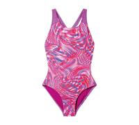Speedo Girls Print Splashback Swimsuit Swimming Costume Pink Size 9-10 Years