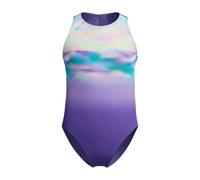 Speedo Girls Printed Hydrasuit Size: 9-10 years, Colour: Purple