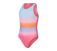 Speedo Girls Printed Hydrasuit Swimming Costume Fandango Pink Marine Blue Funny Pink Pumpkin Spice Size Girls 11/12