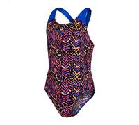 Speedo Girls Splashback Swimsuit Size: 7-8 years, Colour: Pink