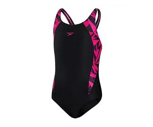 Speedo Girl's Swimming Trunks, True Navy/Fake Green, 128