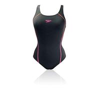 Speedo Graphic Panel Muscleback Women's Swimsuit - 34 Black