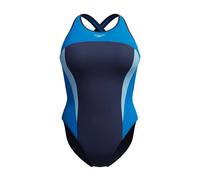 Speedo High Neck Splice Cross Back Swimsuit