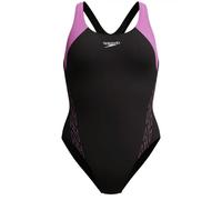 Speedo HyberBoom Splice Racerback Swimsuit - Black/Pink - Size 30