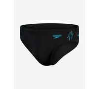 Speedo Hyper Boom Splice 7cm Swim Shorts Black Light Blue - 34