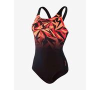 Speedo Hyperboom Placement Muscleback Eco Endurance+ Swimsuit Black UK 34 Woman