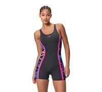 Speedo Hyperboom Splice Muscleback Legsuit - Black/Pink