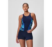 Speedo Hyperboom Splice Racer Back Tankini Set Blue Mix