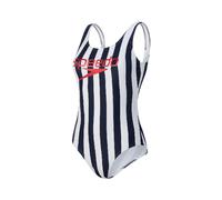 Speedo Ice Cream U-Back Navy/White Womens Swimsuit - Size 8 UK