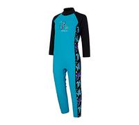 Speedo Infant Boy's All-in-One Sun Suit, Black/Aqua Green/Indaco/Fake Green/Radiant Yellow, 6-9 Months