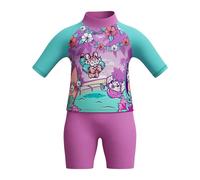 Speedo Infant Girls Learn to Swim Sun Protection Top & Shorts Size: 5 years, Colour: Purple