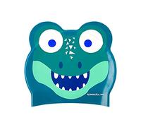 Speedo Infant Printed Character Swimming Cap | Learn to Swim | Silicone | Keep Hair Dry | Junior Swimmers, Cosmos/Emerald/Aqua Mint, One Size
