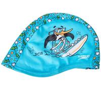 Speedo Infant Unisex Swim Cap | SwiMing Hat, Chima Azure Blue/Fluro Green, One Size