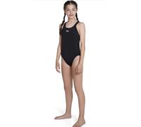 Speedo Girl's Eco Endurance+ Medalist Swimsuit | Chlorine Resistance | Recycled Fabric | Comfort Fit | Swiming LeSons | Swim Holiday, Black, 15-1615-16