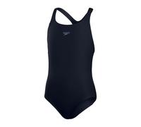Speedo Girls Eco Endurance+ Medalist Swimsuit | Chlorine Resistance | Recycled Fabric | Comfort Fit | Swimming Lessons | Swim Holiday Swimsuit True Navy