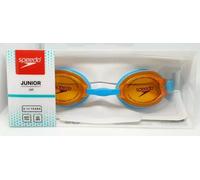 Speedo Junior Jet Goggles Unisex Age 6 - 14 Orange & Blue Anti Fog UV 380