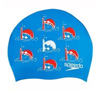 Speedo Junior Slogan Cap - Blue / Red / White