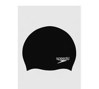 Speedo Junior Unisex Plain Moulded Silicone Swimming Cap Black
