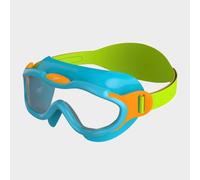 Speedo Infant Unisex Biofuse Sea Squad Mask Swimming Goggles Swim Masks, Azure Blue/Fluo Grn, One Size