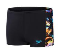 Speedo Kids Digi Alv ASHT Swim Shorts Black/Orange 13-14 Years