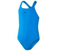 Speedo Girl's Endurance+ Medalist Swimsuit | Chlorine Resistance | Comfort Fit | SwiMing LeSons | Swim Holiday, Bondi Blue, 7-87-8