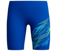 Speedo Boys Medley Logo Jammer Swim Trunks Swimmers Deep Sapphire/Mayan Blue Size 13-14 Years