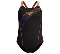 Speedo Medley Logo Swimsuit Black 7-8 Years Girls