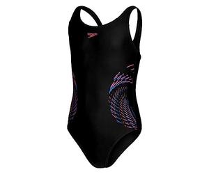 Speedo Kids Plmt Msbk 1Pc One Piece Swimsuit Black/Pink 5-6 Years