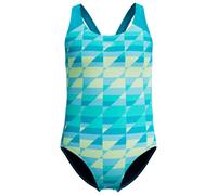 Speedo - Kid's Print Splashback One Piece - Swimsuit size 24, turquoise
