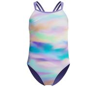 Speedo Kids Printed Twin One Piece Swimsuit Purple Mist 13 Years