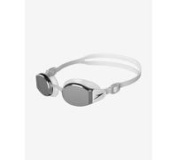 Speedo Adult Unisex Mariner Pro Mirrored Swimming Goggles, White/Grey, One Size