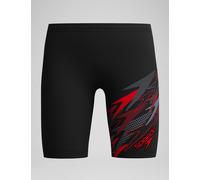 Speedo Medley Logo Jammer Printed Swim Shorts (5-16 Yrs) Black