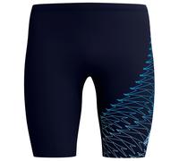 Speedo Men's Gala Medley Logo Jammer | Swim Training | Technical Fabric | Athletic Design, Lagoon Blue/Celeste, 30