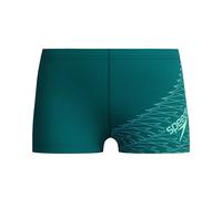 Boys Medley Logo Aquashorts Green - 13-14 Deep Emerald / Alfalfa Green 13-14
