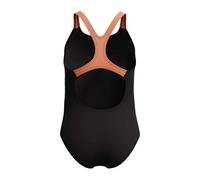Speedo Girls Medley Logo Medalist Swimsuit Swimming Costume Orange Size 13-14 Years