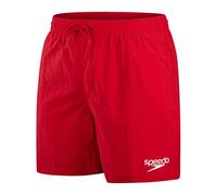 Speedo Men's 16" Watershort Swiming Trunks| Quick Dry | Comfortable Fit | Clasic Style | Drawstring Waist, Fed Red, M