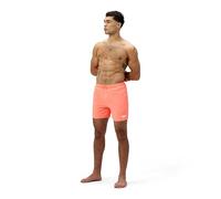 Speedo Men's 16" Watershort Swiming Trunks| Quick Dry | Comfortable Fit | Clasic Style | Drawstring Waist, Sumer Orange, XL