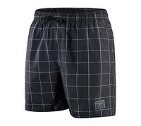 Speedo Men's 16" Watershort Swimming Trunks| Quick Dry | Comfortable Fit | Classic Style | Drawstring Waist, Black/Oxid Grey/Shark Grey, XXL