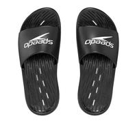 Speedo Mens 2024 Sliders (Black/White) - Size UK 8