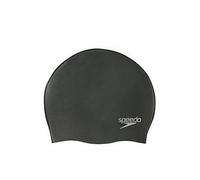 Speedo Unisex-Adult Plain Moulded Silicone Swimming Cap | Swim Essentials | Hair Protection Training Aids