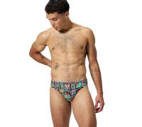 Speedo Beachstar Printed 5cm Briefs, Statement Style, Flex Fabric, Beach Wear38
