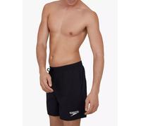 SPEEDO MENS BLACK SWIM-SHORTS TRUNKS ESSENTIAL SWIMMING LOGO PRINT FREE UK P&P