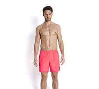 Speedo Men's Check Trim Leisure Water Shorts - Psycho Red/Oxid Grey, Small/16-Inch
